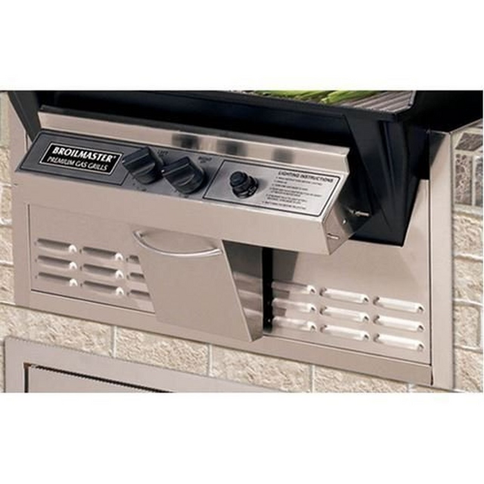 Broilmaster Stainless Steel Built-In Kit for P3X/H3X/Q3X Grill Head