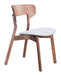 Russell Dining Chair (Set of 2) Walnut & Light Gray