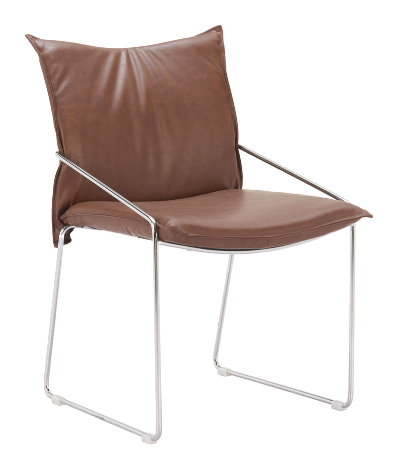 Pola Dining Chair (Set of 2) Brown