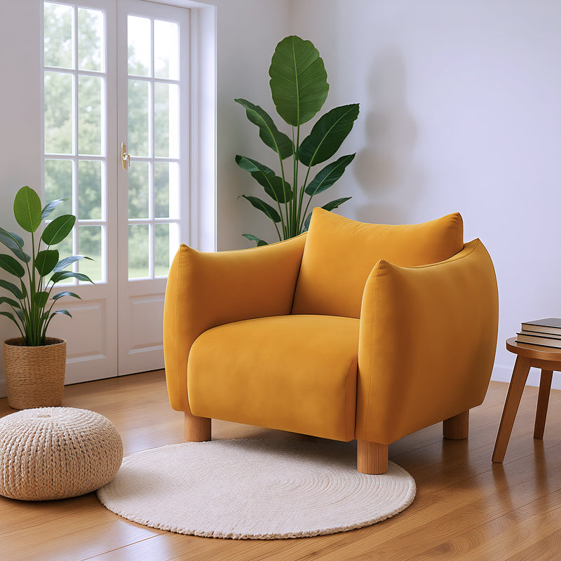 Meia Accent Chair Mustard