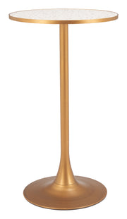 Bite Bar Table Beige & Gold