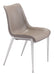 Magnus Dining Chair (Set of 2) Brown & Silver