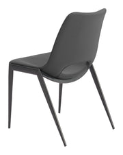 Desi Armless Dining Chair (Set of 2) Black