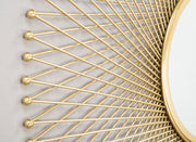 Glow Round Mirror Gold