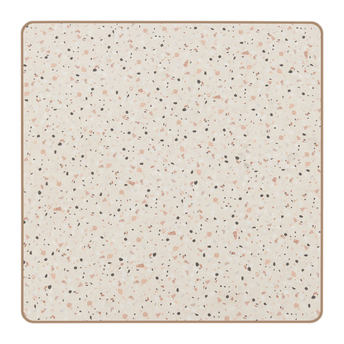 Spot Bar Table Beige & Gold