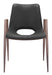 Desi Dining Chair (Set of 2) Black & Walnut