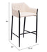 Andover Barstool Beige