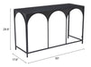 Loriet Console Table Black