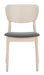 Kellua Dining Chair (Set of 2) Gray & Natural