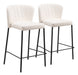 Linz Counter Stool (Set of 2) Cream