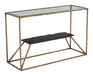 Ranol Console Table Brass
