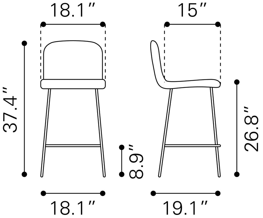 Var Counter Stool Yellow
