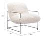 Pelut Accent Chair White