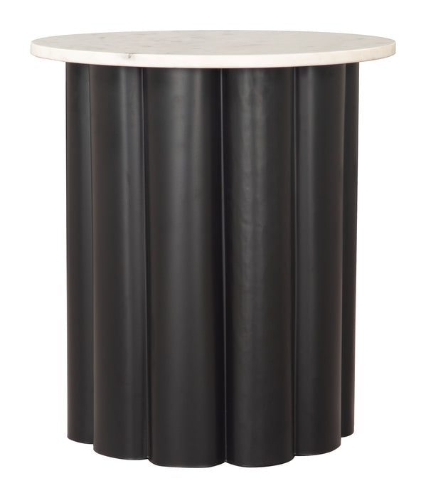Slika Side Table White & Black