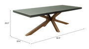 Suan Rectangular Dining Table Gray
