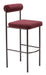 Livorno Barstool (Set of 2) Red & Bronze