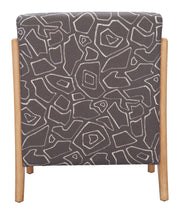 Runa Accent Chair Gray & Natural