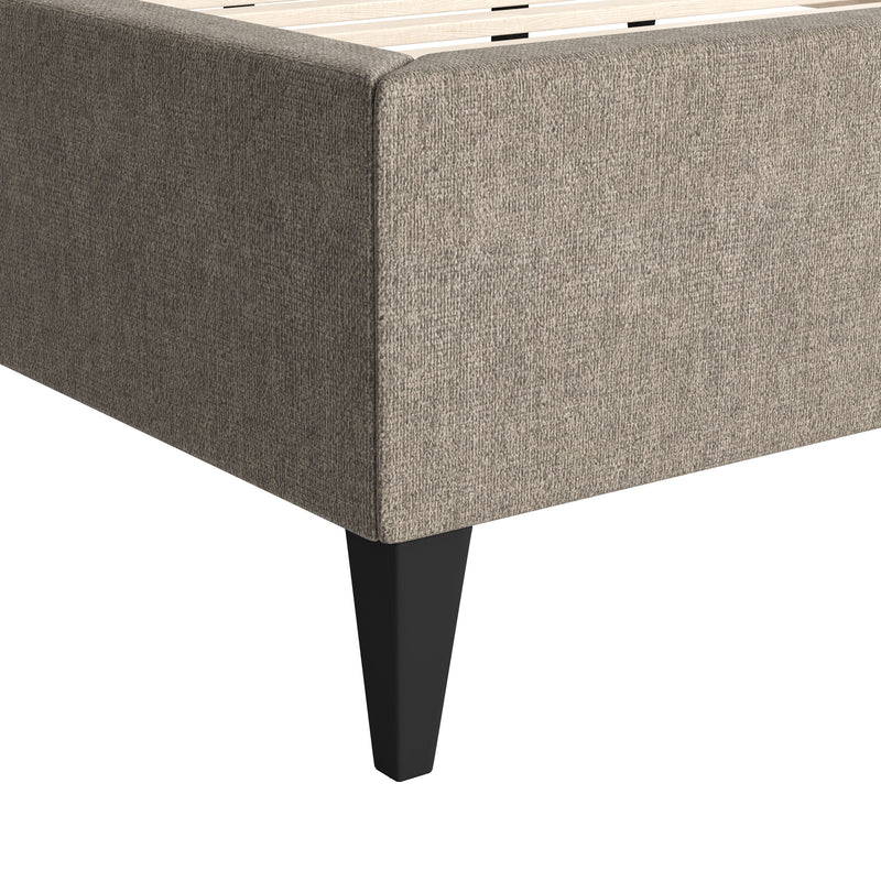 Dusa King Bed Olive Brown