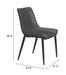 Magnus Dining Chair (Set of 2) Black