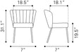Aimee Dining Chair (Set of 2) Gray
