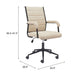 Auction Office Chair Beige