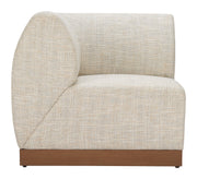 Christy Corner Chair Beige