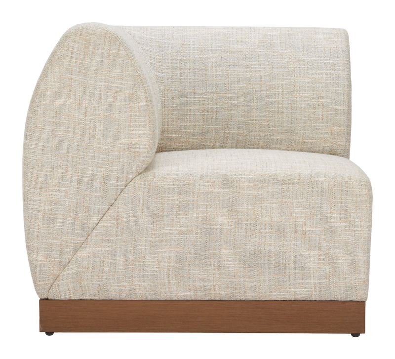 Christy Corner Chair Beige
