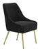 Maxine Dining Chair Black & Gold