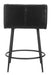 Horbat Counter Stool (Set of 2) Black