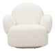 Pilka Swivel Chair White