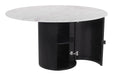 Izola Dining Table White & Black