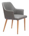 Wisom Dining Chair (Set of 2) Gray