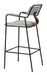 Couva Barstool (Set of 2) Gray Tweed