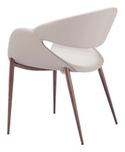 Limay Dining Chair (Set of 2) Beige & Walnut