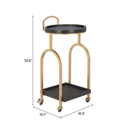 Zukei Bar Cart Black