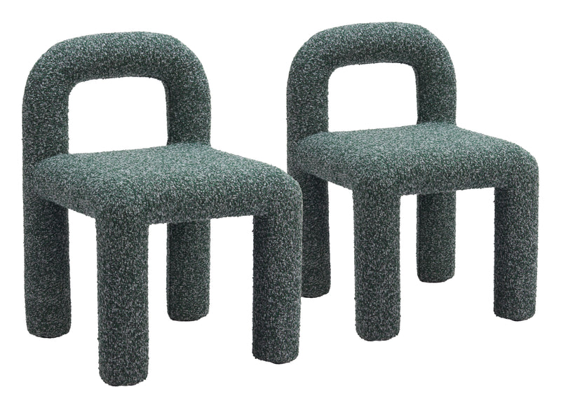 Arum Dining Chair (Set of 2) Snowy Green