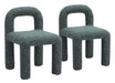 Arum Dining Chair (Set of 2) Snowy Green