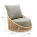Cabana Swivel Chair Multicolor