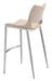 Ace Barstool (Set of 2) Light Pink & Silver