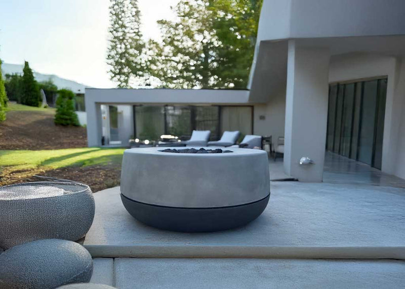 Concrete Cornhole 36" Tumbler Firepit