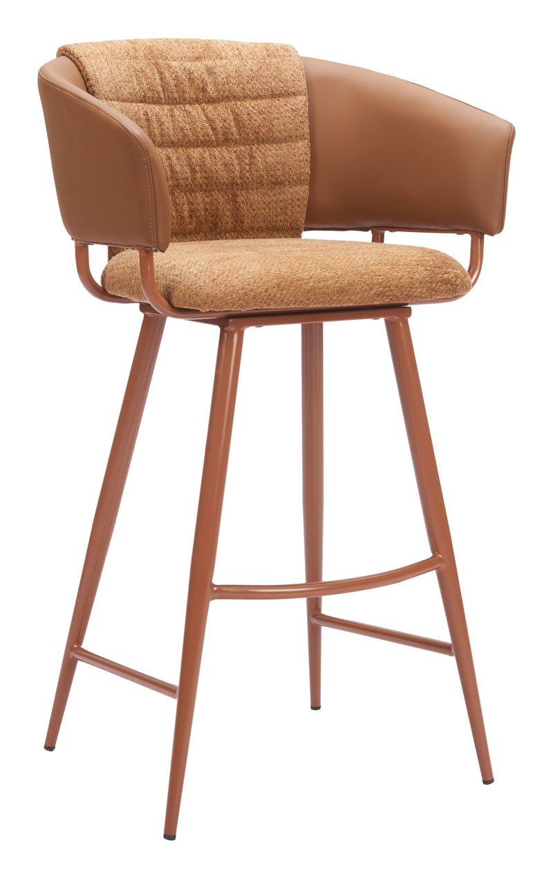 Juno Barstool (Set of 2) Brown