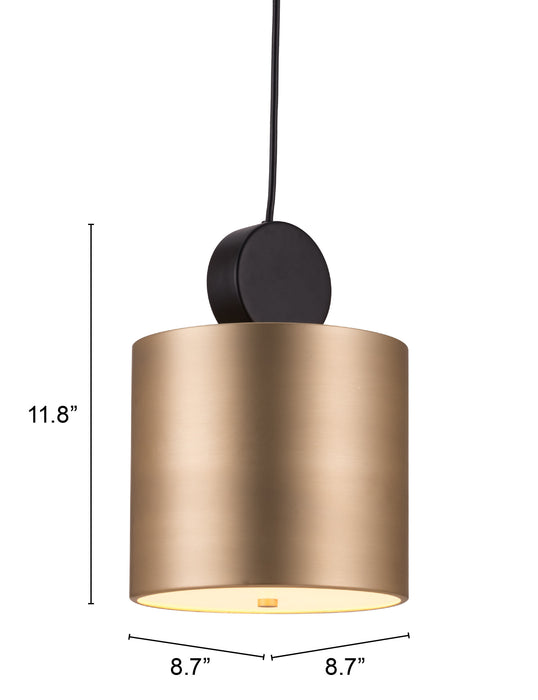Myson Ceiling Lamp Gold & Black