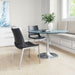 Ace Dining Chair (Set of 2) Black & Silver