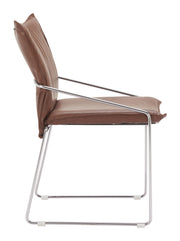 Pola Dining Chair (Set of 2) Brown