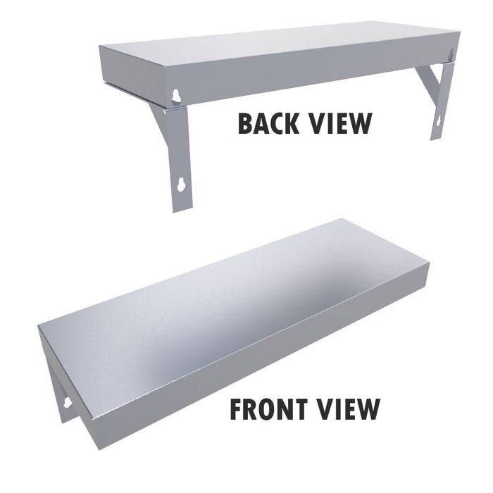304 Stainless Steel Sturdy Wall Shelf 22-1/2"W x 1-3/8"H x 8"D