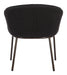 Essen Dining Chair Black & Bronze