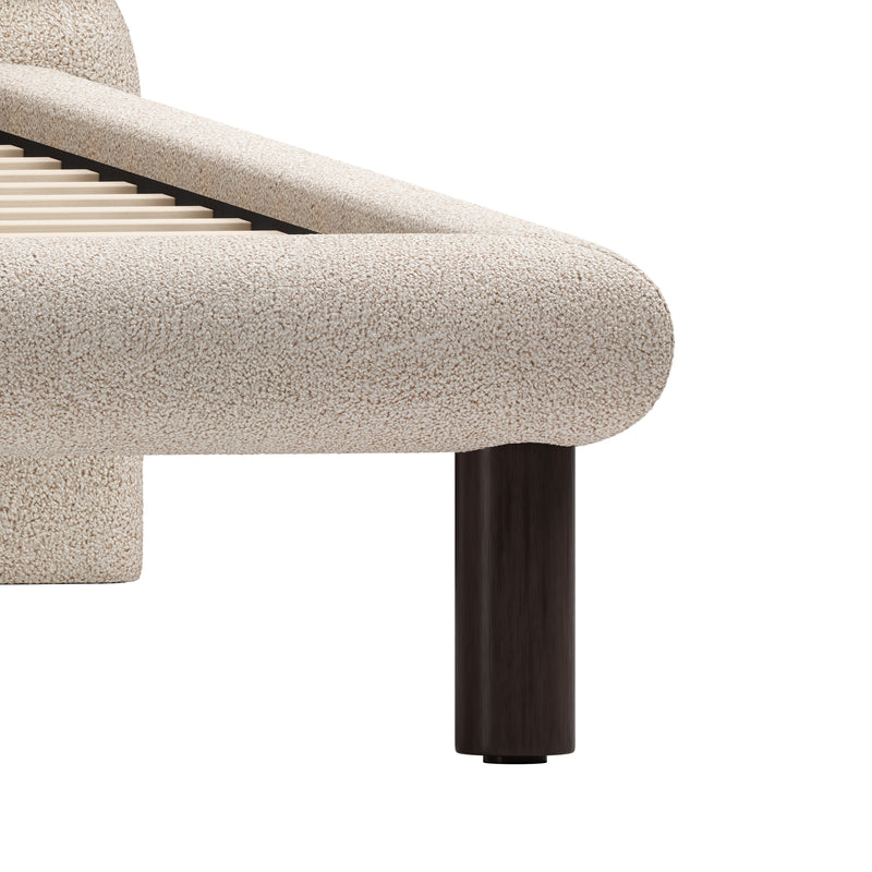 Placid Queen Bed Beige