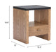 Natt Side Table Black