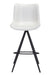 Aki Barstool (Set of 2) White & Black