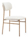 Sydhavnen Dining Chair Cream & Gold